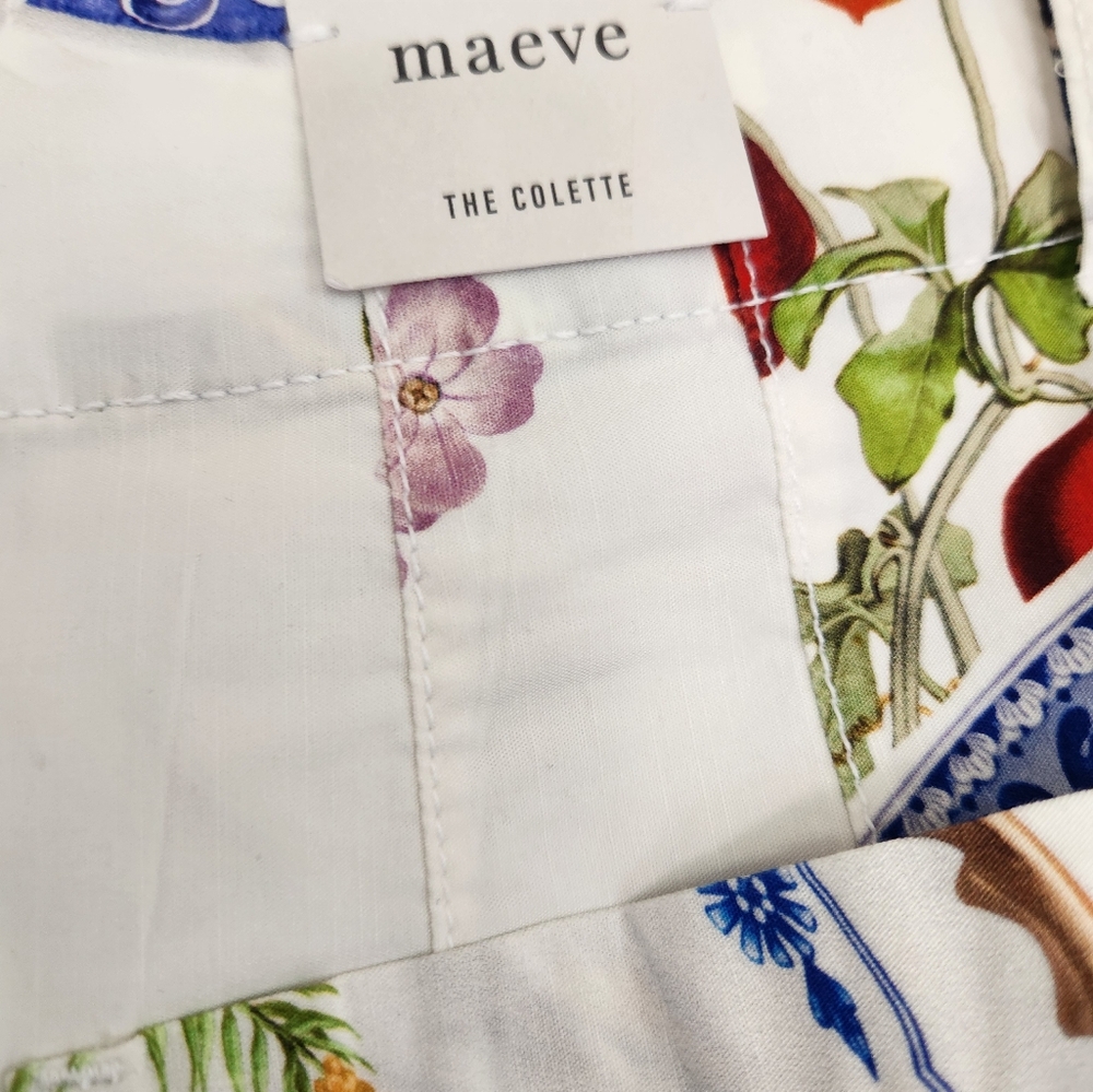 NWT The Colette Croppea Wide- Leg Pants by Maeve: Magic Fabric Edition Size 31 - Picture 8 of 10